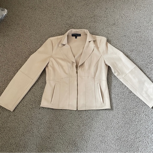 Proportion petite, Conrad C cream microfibre suede blazer sz4 - Picture 9 of 9